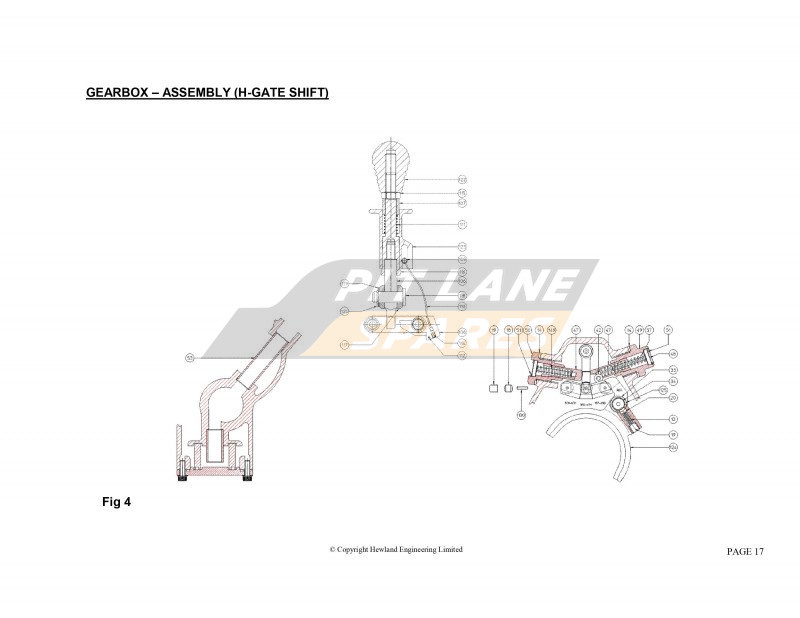 SHIFT MECHANISM Diagram